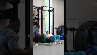 Barbell Hip Thrust Tutorial How to Maximize glute activation on your hip thrust glutes fitness [upl. by Chamberlin227]