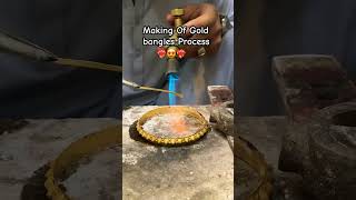 How to make gold bangle  How gold bangle is made  Gold bangle making gold [upl. by Faux]