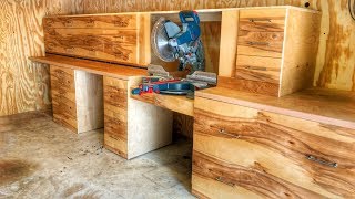 Miter Saw Station Build [upl. by Ahsiugal]