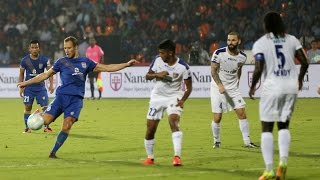 Mumbai City FC blank Chennaiyin qualify for ISL semis [upl. by Fillbert]