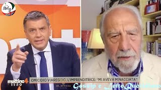 Mattino 4 Antonio Caprarica Sbotta Scuse e L’intervento di Roberto Poletti [upl. by Amlas]