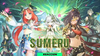 Sumeru MacroRap  Kinox ft Varios Artistas  Genshin Impact  Reacción 30 [upl. by Sucam]