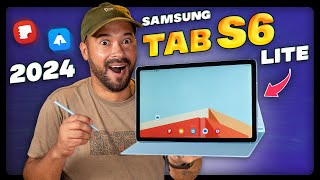 VALE a pena COMPRAR o GALAXY TAB S6 Lite em 2024 🤔 [upl. by Shelia]