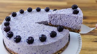 no bake blueberry cheesecake [upl. by Nanine]