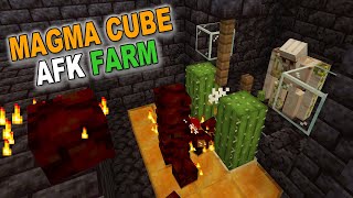 Magma Cube Spawner Farm  How to Build Tutorial [upl. by Naened450]