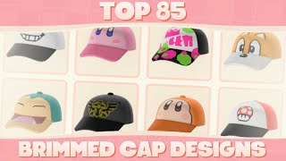 Top 85 Custom Brimmed Cap Designs For Animal Crossing New Horizons [upl. by Araiek924]