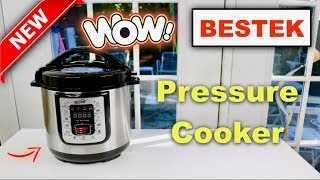 ALLINONE Pressure Cooker ❤️ by BESTEK  Review ✅ [upl. by Nylecaj]