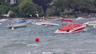 Wind On Garda Lake  Vento Sul Lago Di Garda [upl. by Nemracledairam651]