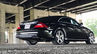 MercedesBenz CLS63 AMG Cold Start Exhaust M156 V8 W219  C219 [upl. by Delmar871]