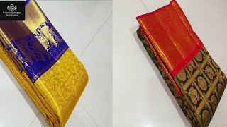 Restocked kanchi pallaku design sarees♥️ NehanshuCollections [upl. by Ethelyn]