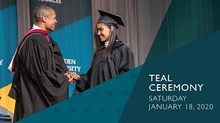 Watch the Teal Ceremony at Walden’s Winter 2020 Commencement [upl. by Eustace]