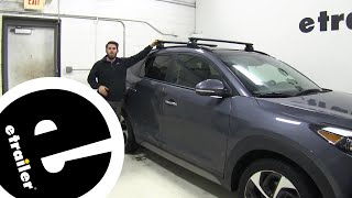 etrailer  Thule WingBar Evo Crossbars Installation  2018 Hyundai Tucson [upl. by Lletnohs948]