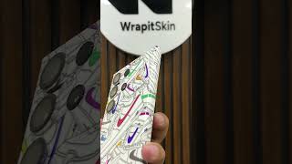 Samsung S23 Ultra wrapped in NIKE 3D Skin shots mobileskin phonecase Wrapitskin [upl. by Arihsan]