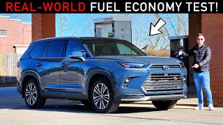 2024 Toyota Grand Highlander Hybrid Max  RealWorld Highway Fuel Economy Test [upl. by Booze]