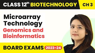 Microarray Technology  Genomics and Bioinformatics  Class 12 Biotechnology Chapter 3 [upl. by Ynnel]