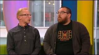 Simon Pegg Nick Frost BBC The One Show 2013 [upl. by Zea485]