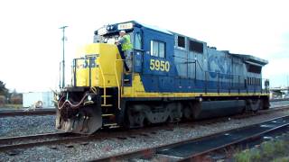 CSX B408 Startup [upl. by Ardnasella506]