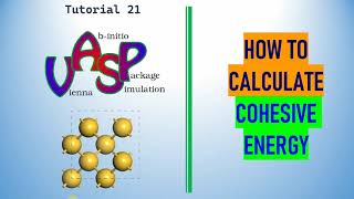 How to Calculate Cohesive Energy [upl. by Asaeret]