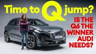 New Audi Q6 etron FIRST LOOK  time to jump the Q  Electrifying [upl. by Ray114]