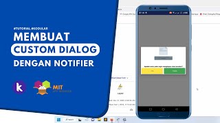 Membuat Custom Dialog dengan Notifier di Kodular  App Inventor [upl. by Sug]