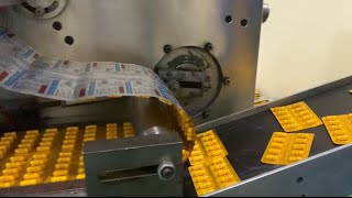 Capsule packing in blister pack machine EPI2000 make Elmach packages [upl. by Micaela]