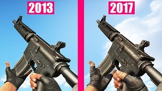 CounterStrike Global Offensive OLD vs NEW Weapons Comparison [upl. by Connelley]