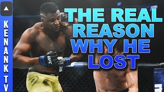 The REAL REASON why Francis Ngannou LOST to Stipe Miocic  UFC 220 Analysis Breakdown  Kenank TV [upl. by Vashtee]