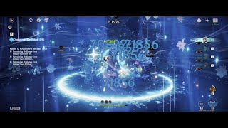 Genshin Impact  C0 Furina  R5 Festering Desire supportive gameplay in 42 Abyss 12 [upl. by Plume777]