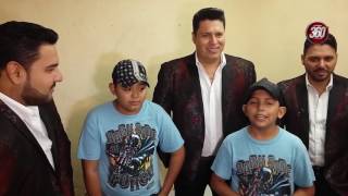 Banda MS cumple el sueño de Julio y Johan [upl. by Eilliw]