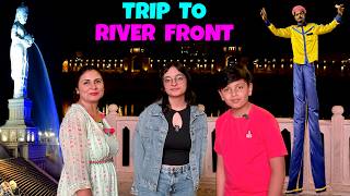 TRIP TO RIVER FRONT  Travel vlog with family to Kota Chambal Riverfront  Aayu and Pihu Show [upl. by Marchelle]