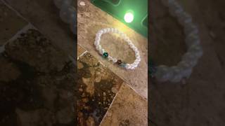 Making a birthstone family bracelet✨💎🫶🏼🤍fypシ゚viral bracelet family birthstone love [upl. by Llertnad]