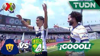 ¡DOBLETE DE RUVALCABA GOLEADA DE PUMAS  Pumas 41 León  Liga Mx AP2024  J1  TUDN [upl. by Heron]