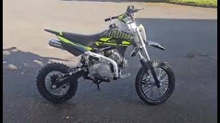 stomp fxj 110 semi auto pit bike at muckandfun Home delivery all Europe and Ireland biggest range EU [upl. by Bennion]