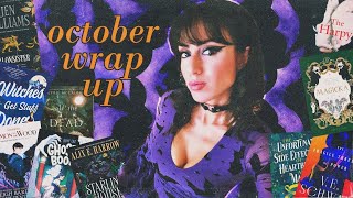 october book reading wrap up 🎃  37 books 👻 [upl. by Zzahc]