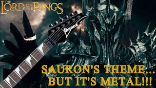 What if the Mordor Theme was METAL Lord of the Rings Metal Cover [upl. by Tinya]