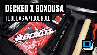 DECKED x BoxoUSA  Tool Bag with Tool Roll [upl. by Tiloine]