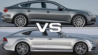 Audi A5 Sportback vs Audi A7 Sportback [upl. by Aneem544]