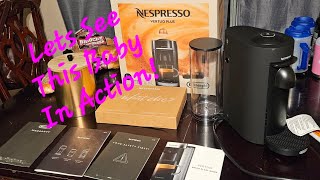 Nespresso Vertuo Plus Setup amp Taste Test Better Than We Expected [upl. by Ramilahs]