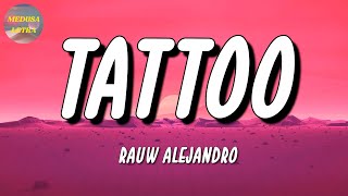 🎵 Rauw Alejandro – Tattoo  Bad Bunny Romeo Santos Dimelo Flow Letra\Lyrics [upl. by Grossman310]