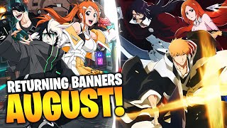 RETURNING BANNERS IN AUGUST FUTURE SOCIETY AND THOUSAND YEAR BLOOD WAR Bleach Brave Souls [upl. by Jaehne]