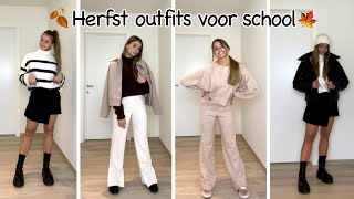 10 HERFST OUTFITS VOOR SCHOOL🍁  STIEN EDLUND [upl. by Idok]