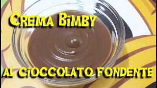 Crema Bimby al cioccolato fondente ricette Tm6 Tm5 Tm31 Tm21 Thermomix [upl. by Arri923]