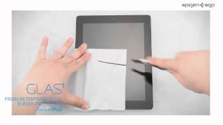 SPIGEN SGP Premium Tempered Glass Screen Protector GLAS t for New ipad [upl. by Agathy]