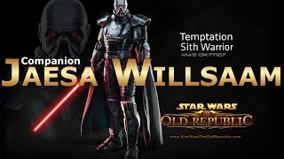 SWTOR Sith Warrior  Jaesa Willsaam Light Side Conversations [upl. by Staw]