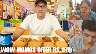 Wow Momos Burger Offer 199Mumbai Phoenix MallWinter Offer [upl. by Oruam422]