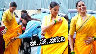 Genelia DSouza Looks STUNNING In Yellow Saree  Genelia DSouza Latest Video  Daily Culture [upl. by Livingstone414]