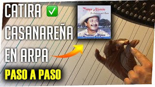 🎶TUTORIAL CATIRA CASANAREÑA EN ARPA✔  PASO A PASO❗  GILBERTO PEREZ [upl. by Pamelina341]