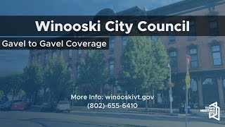 Winooski City Council  852024 [upl. by Diogenes]