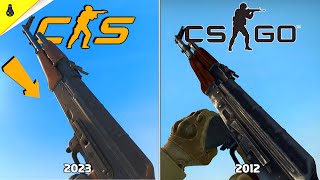 CS 2 vs CSGO  Details and Physics Comparison [upl. by Ynnavoig]