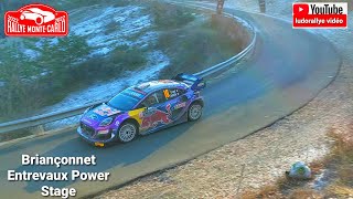 Rallye MonteCarlo 2022 Briançonnet  Entrevaux Power Stages OgierLoeb [upl. by Armillia430]